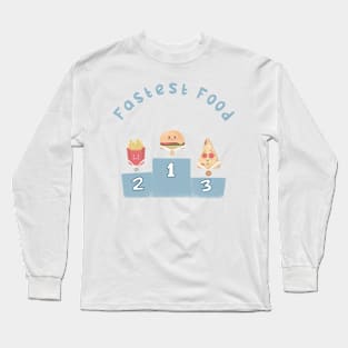 fastest food Long Sleeve T-Shirt
